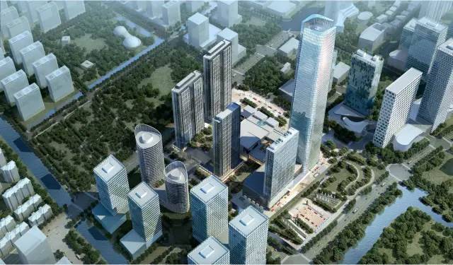 奥克斯杭州未来中心实景图