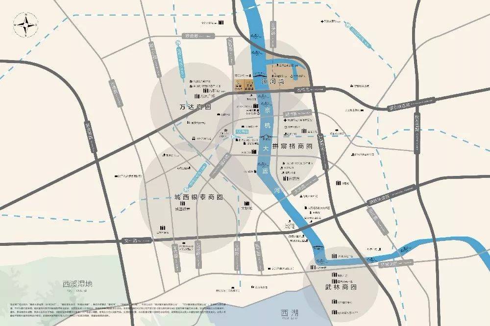 运河ONE交通图