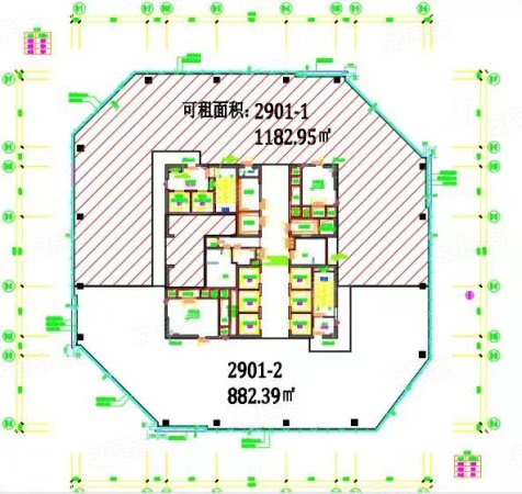 杭州平安金融中心楼层平面图