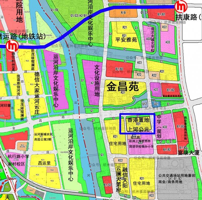 香港置地上河公元：北部新城土地详细规划图(高清版)免费获取