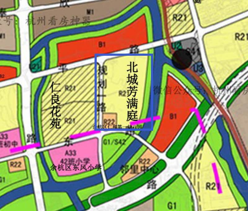 华元北城芳满庭:仁和板块土地详细规划图(高清版)免费获取